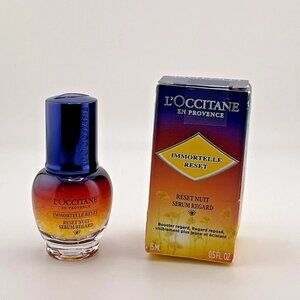 L’OCCITANE Immortelle Overnight Reset Serum 0.5 fl oz – Night Repair Anti-Aging